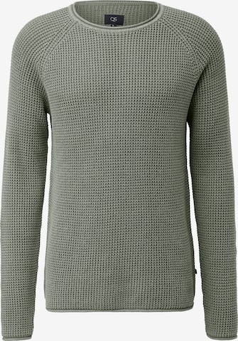 QS Pullover in Grün: Vorderseite