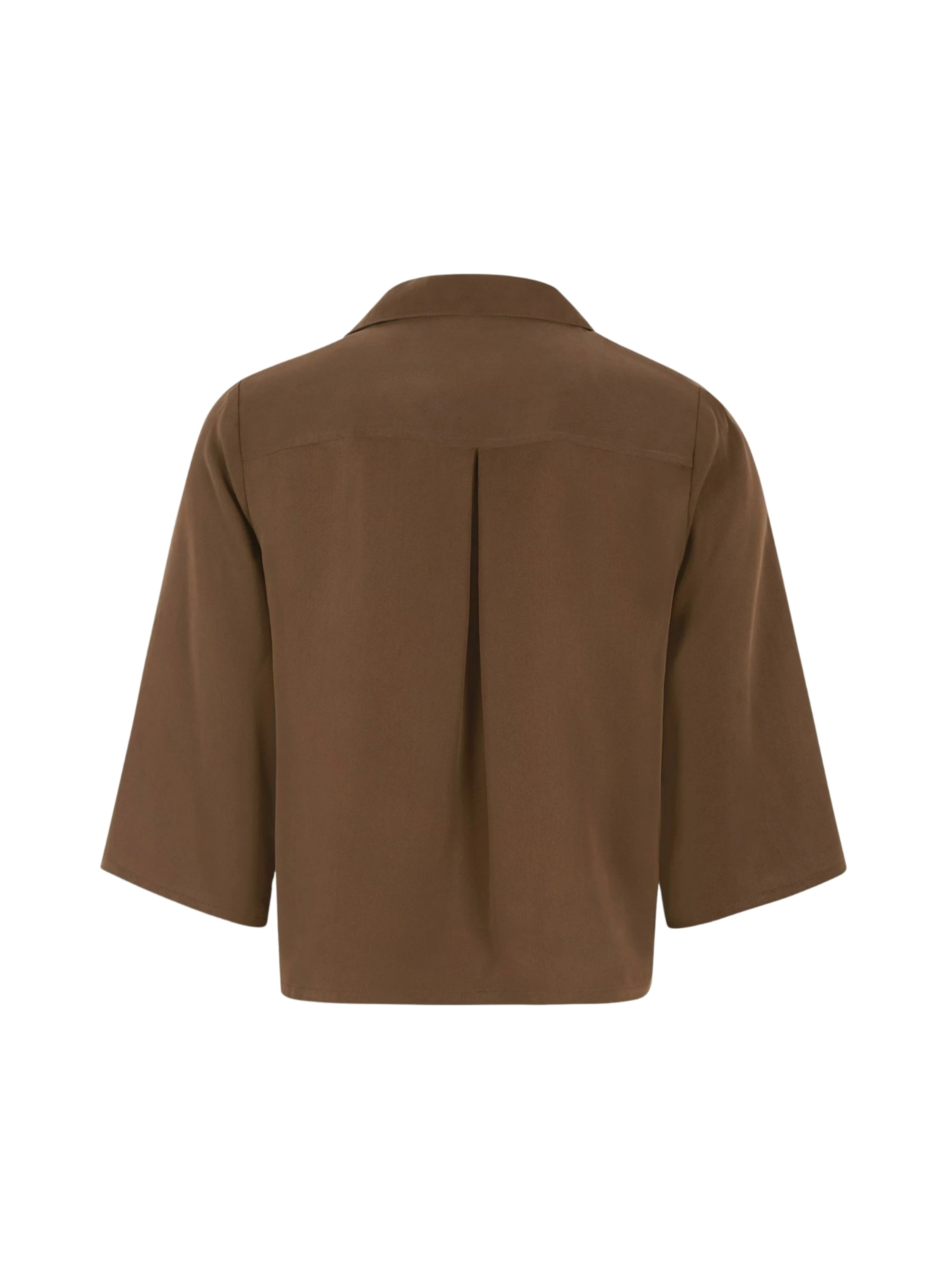 Soft Rebels Shirts ' SRUma ' i brun: tilbage