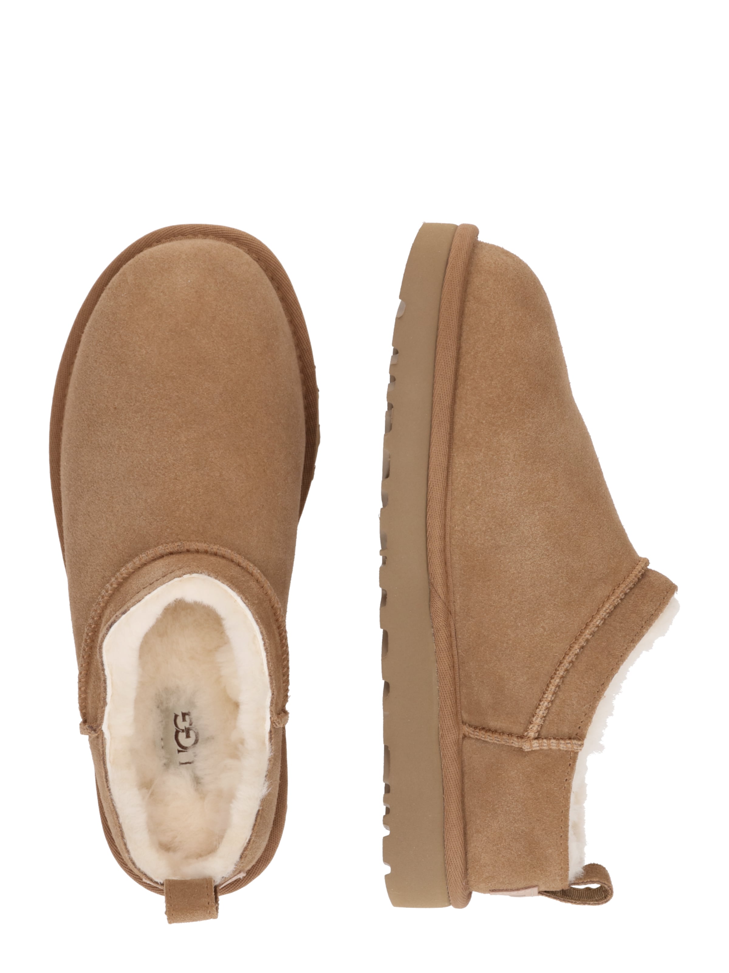 UGG Classic Flats 'Classic Micro' in Brown