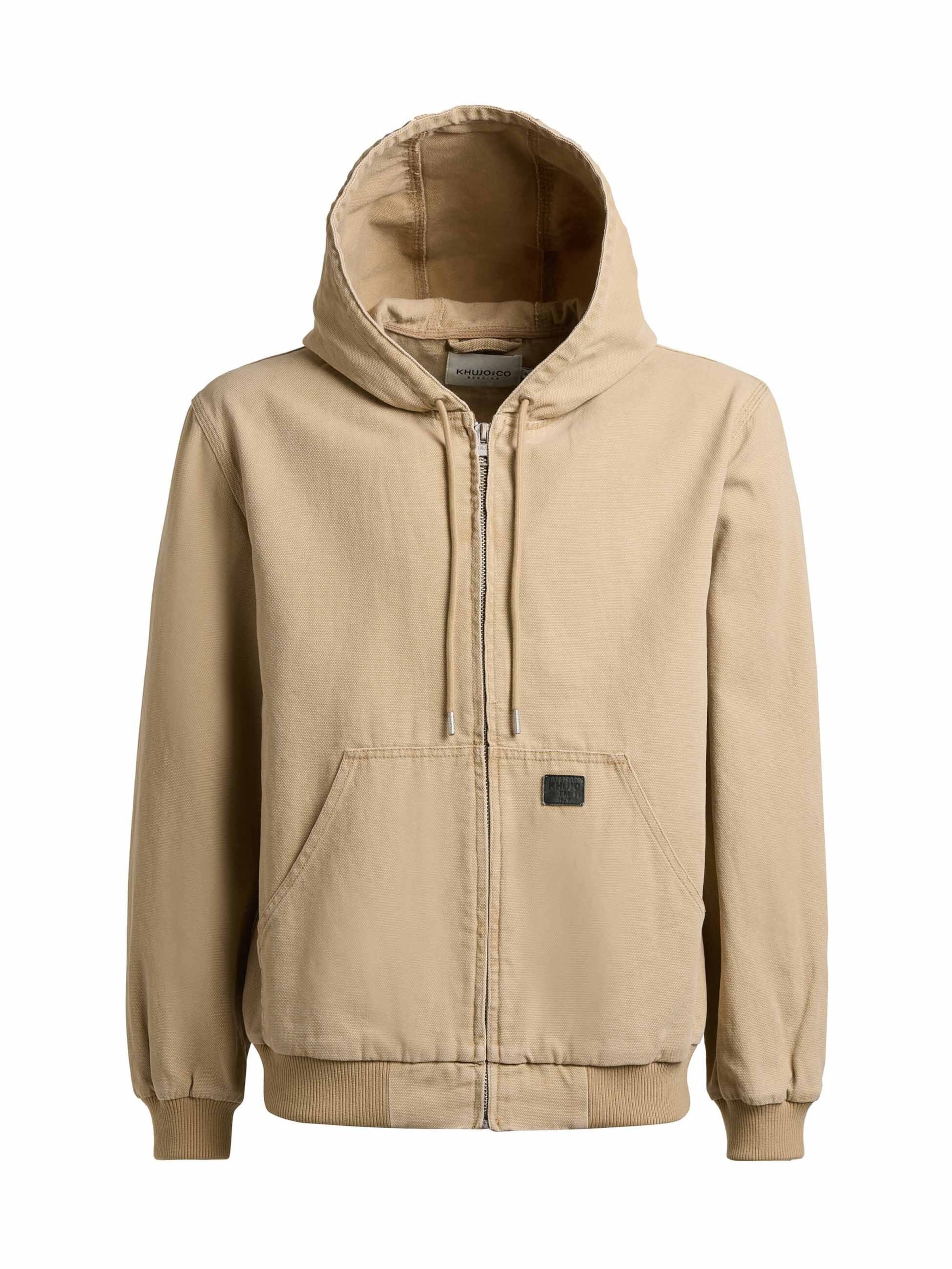 khujo Between-Season Jacket 'Rhiis' in Beige: front