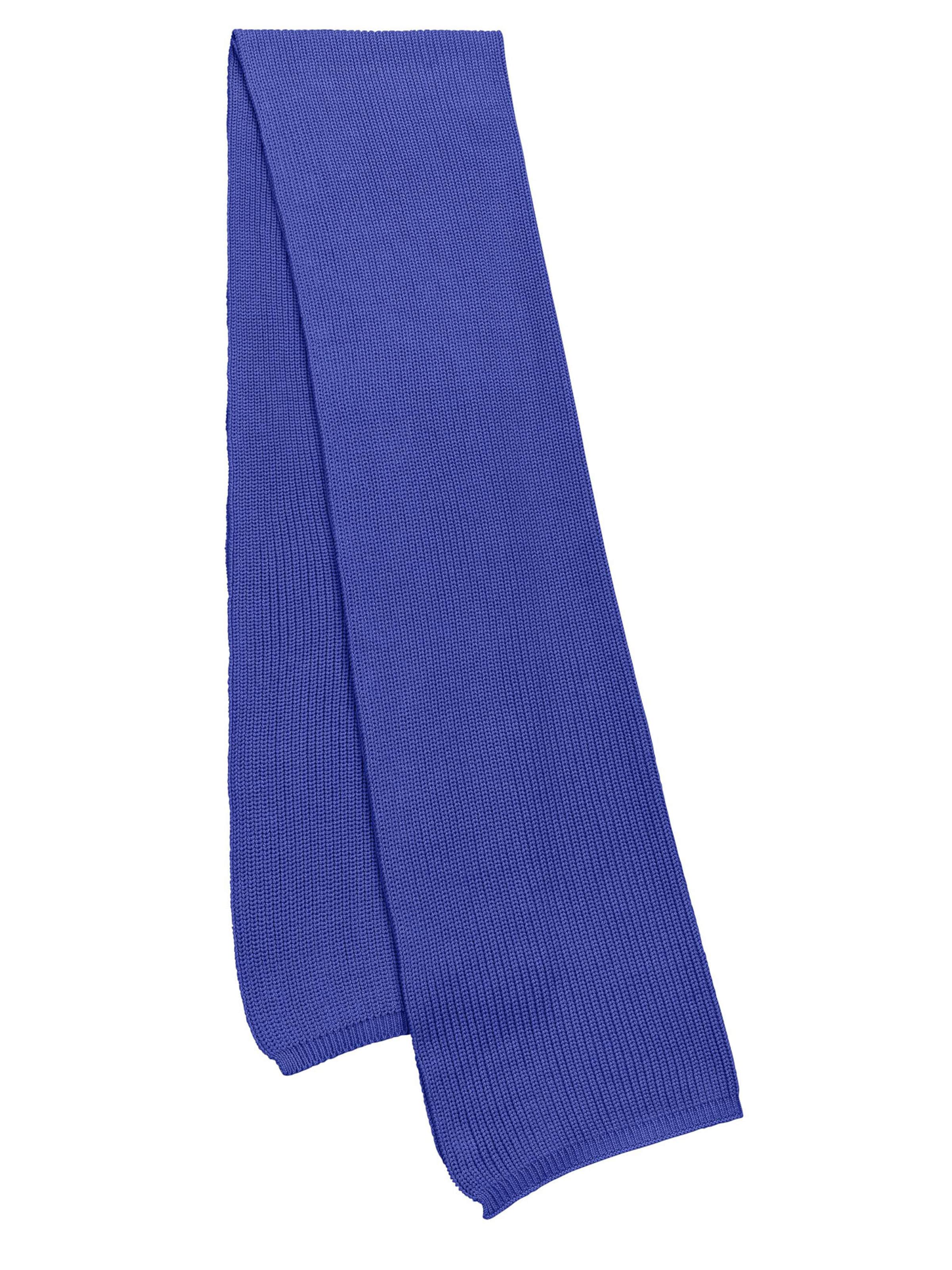 MELA Schal 'NAGNA' in Blau: Vorderseite