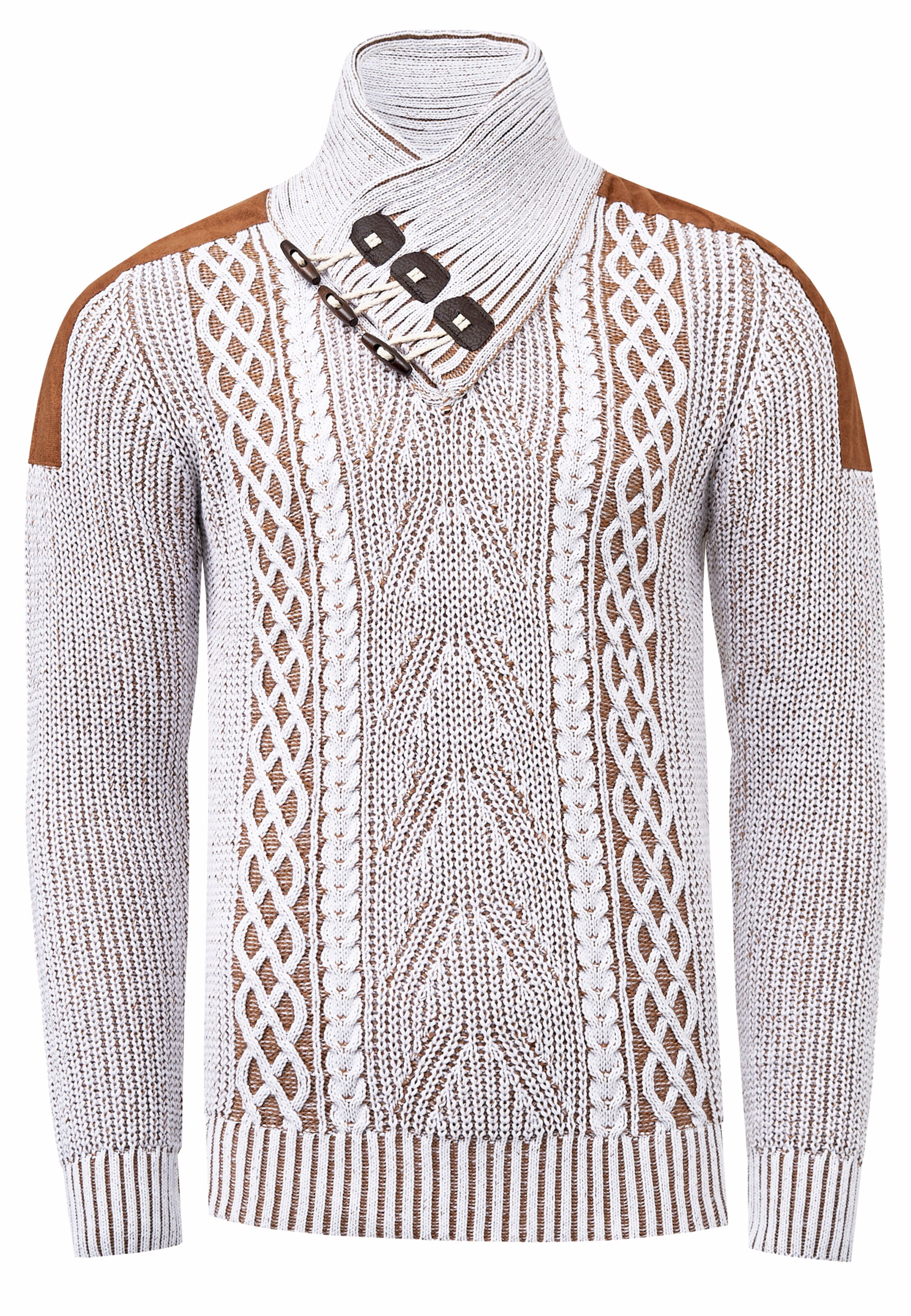 Rusty Neal Pullover in Weiß: Vorderseite