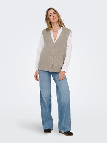 ONLY Gebreide bodywarmer 'ONLJane' in Grijs