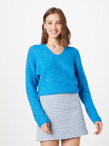 MOS MOSH Пуловер в синьо: отпред