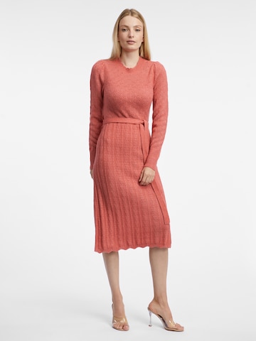 Orsay Knitted dress in Orange: front