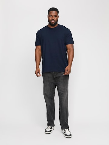 Jack & Jones Plus - Camiseta en azul