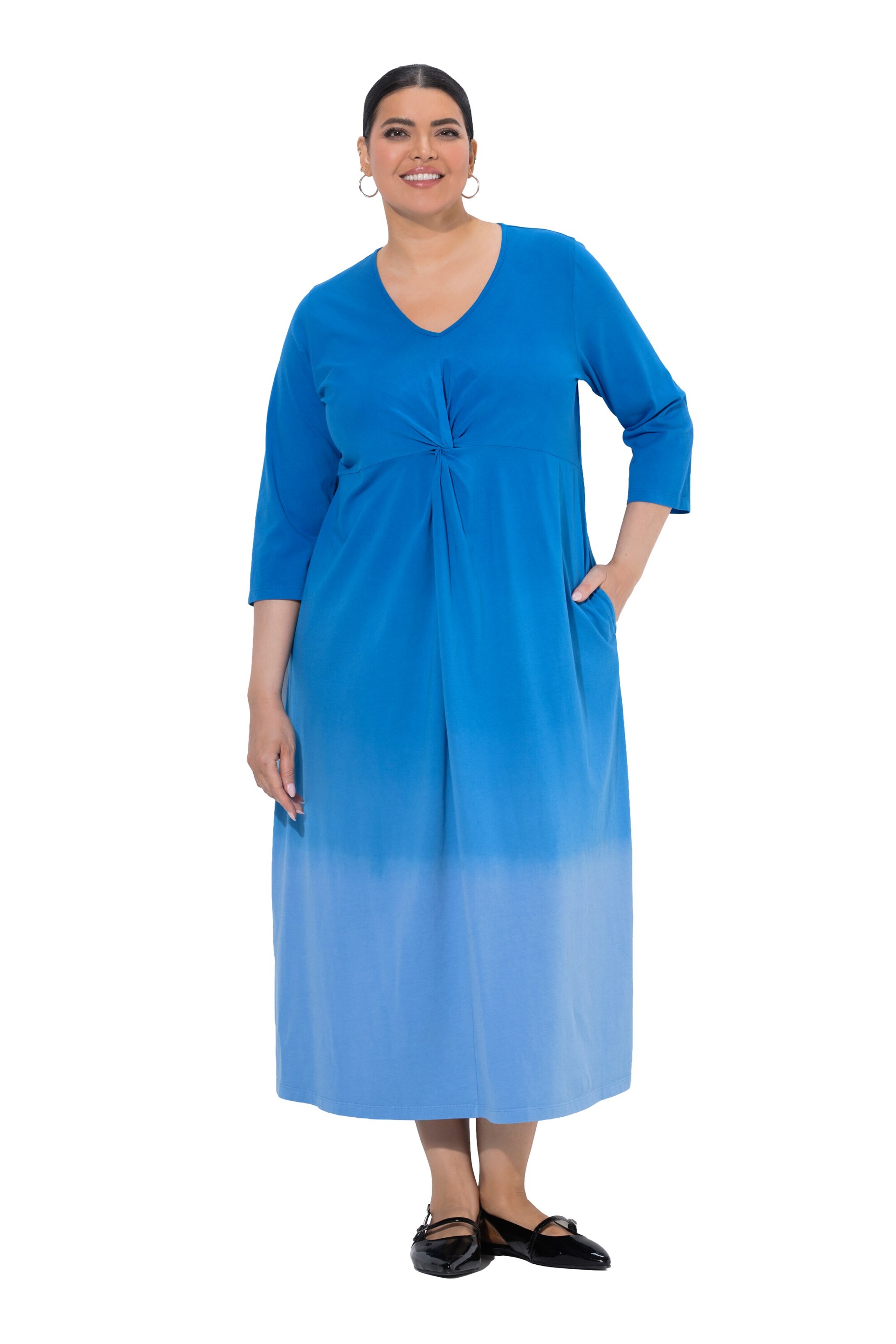 Ulla Popken Dress in Blue: front