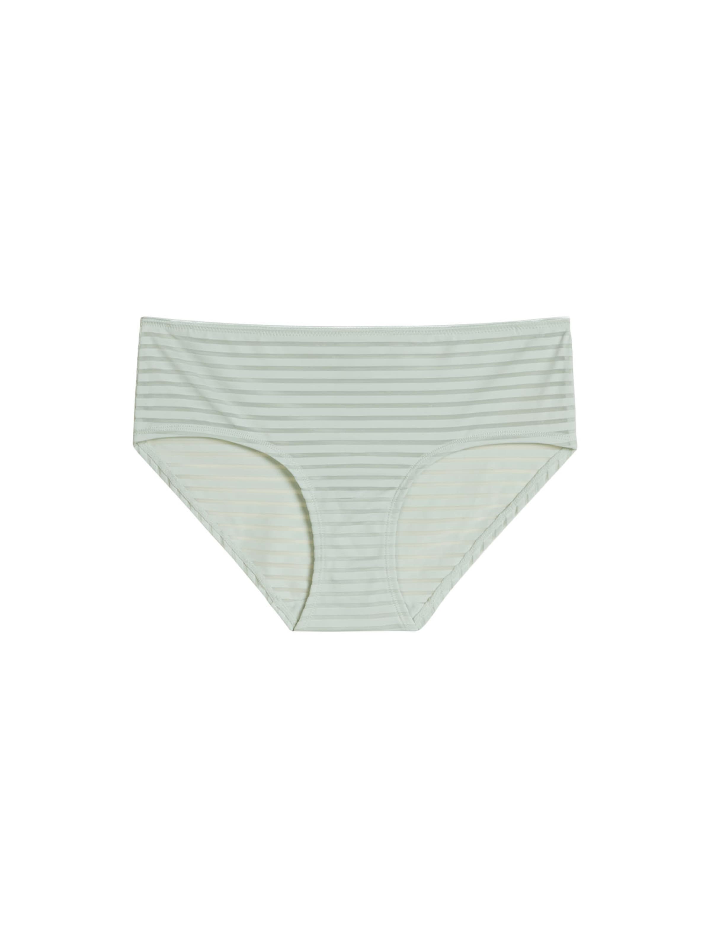 Marc O'Polo Slip ' Second Skin Jacquard ' in Grijs: voorkant