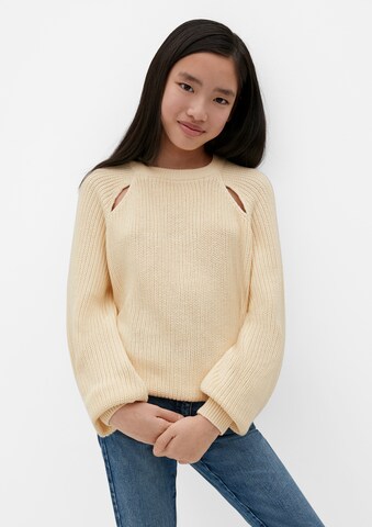 s.Oliver Pullover in Beige: Vorderseite