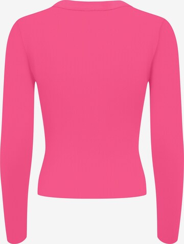 JDY Sweater 'PLUM' in Pink
