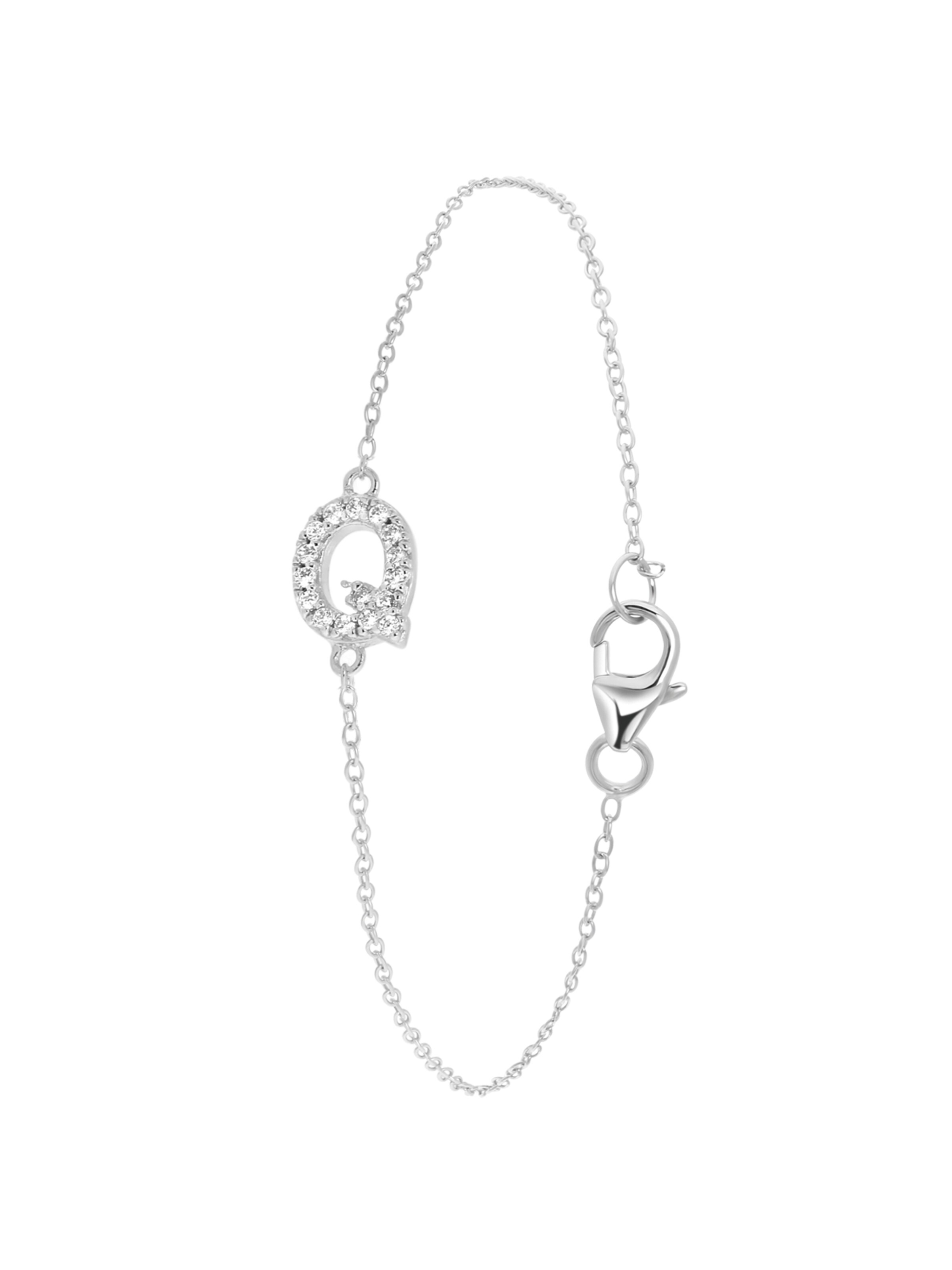 Lucardi Armband in Silber: Vorderseite