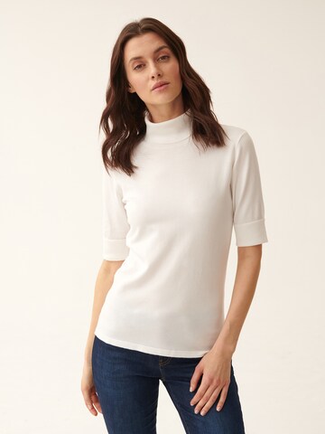 TATUUM - Pullover 'Lu' em branco: frente