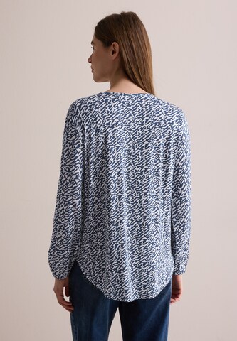 CECIL Gemusterte Bluse in Blau