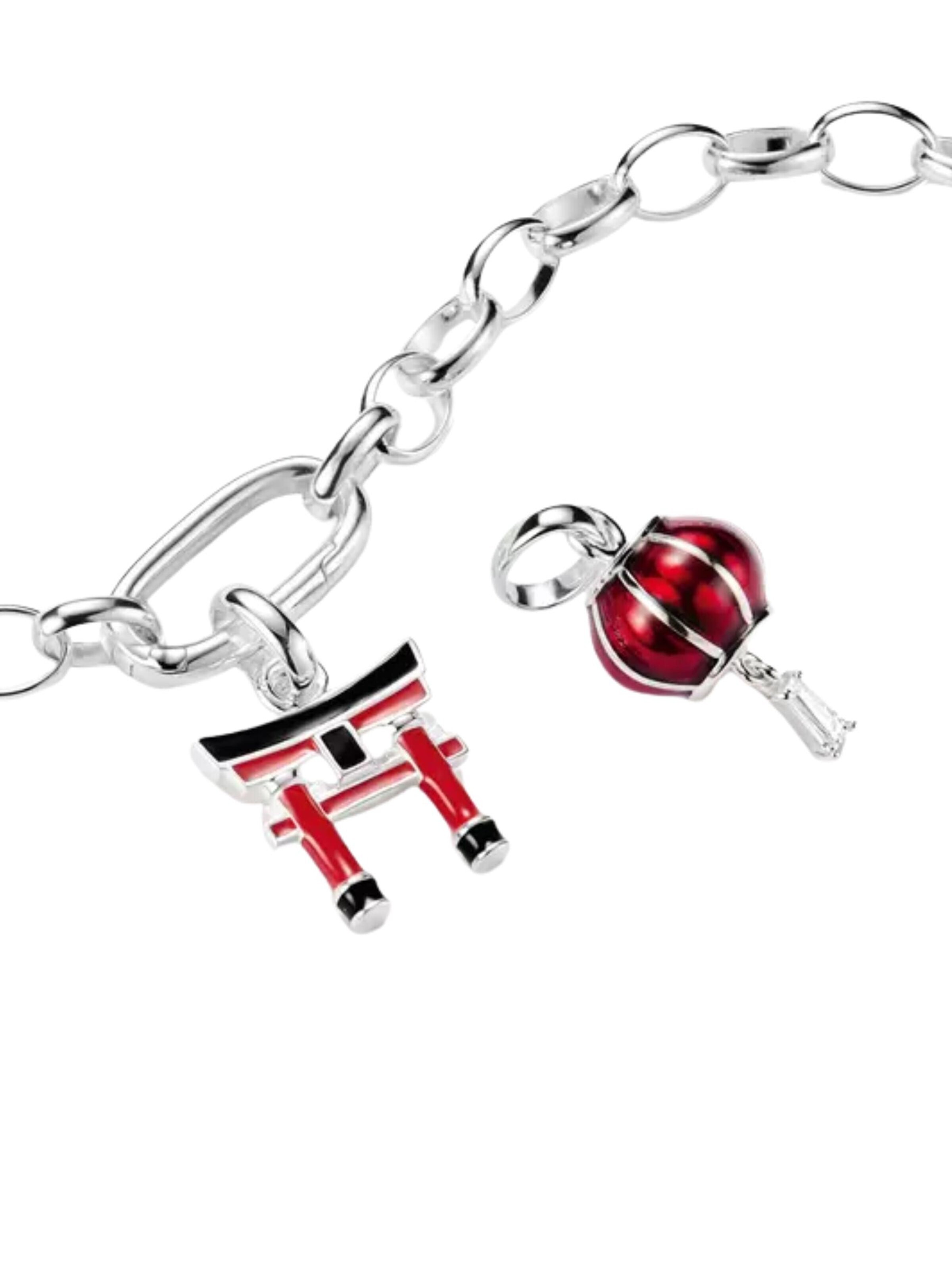 Pendentif 'Tokyo Crush Lampion' Thomas Sabo en rouge