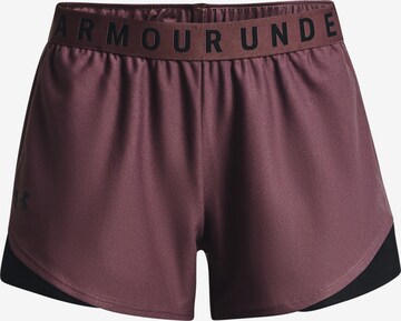 UNDER ARMOUR Regular Urheiluhousut 'Play Up' värissä lila