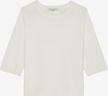 Pull-over Marc O'Polo DENIM en blanc : devant