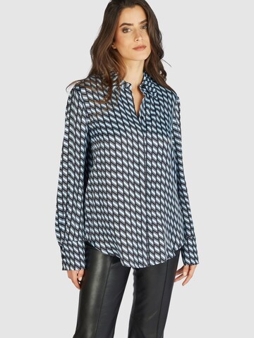 MARC AUREL Blouse in Blue: front