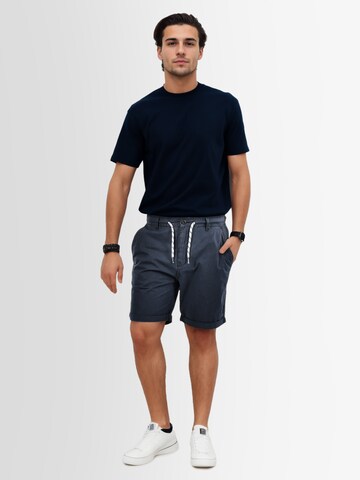 Regular Pantalon 'B795 ' INDICODE en bleu