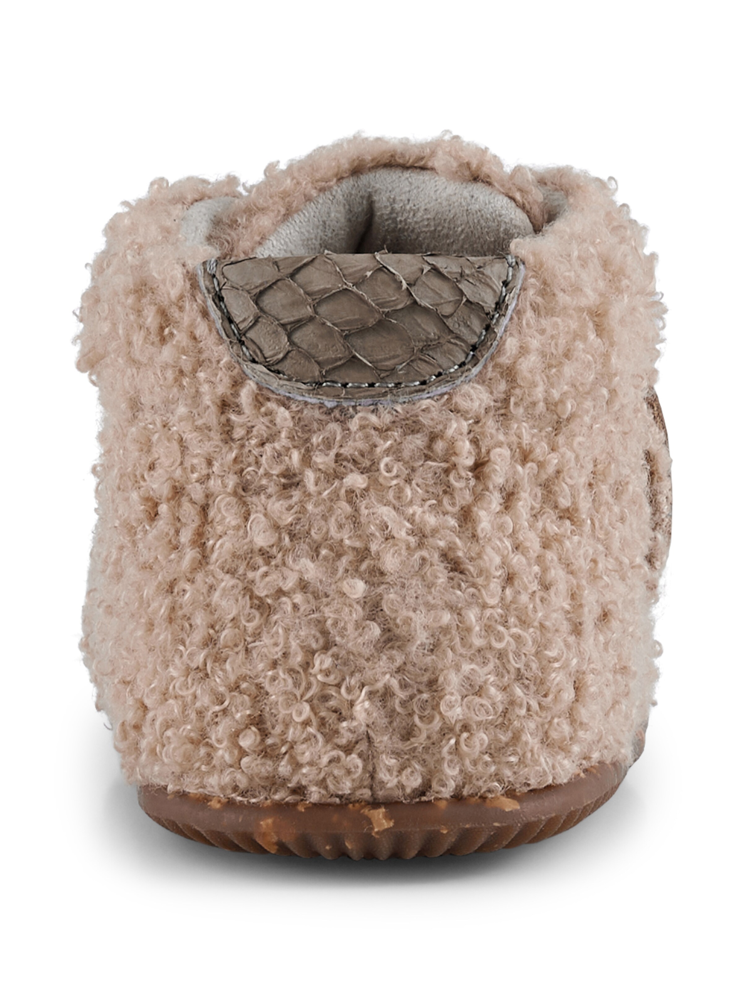 WODEN Kids Hjemmesko 'Kim Teddy' i beige