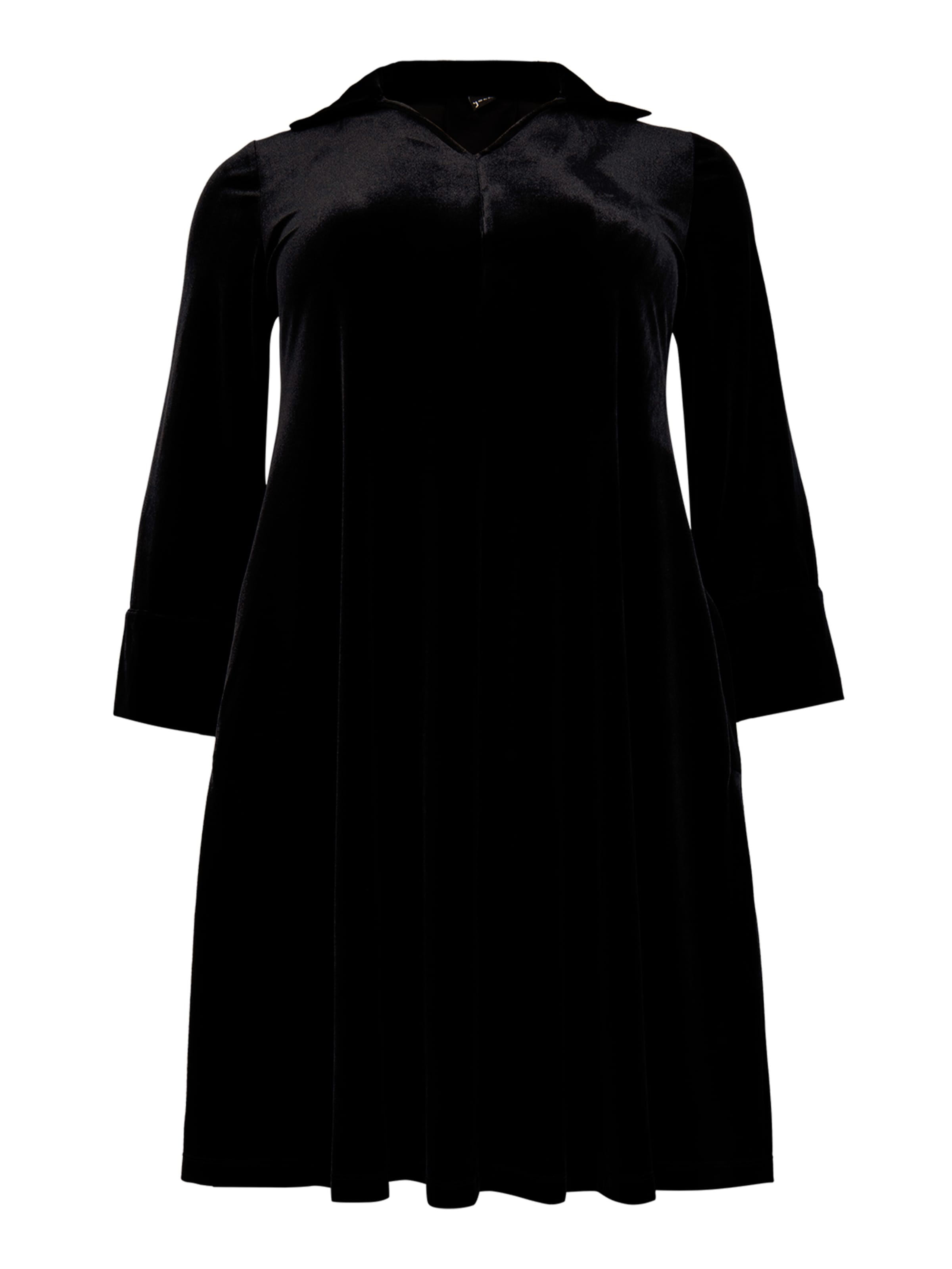 YOEK Jurk in Zwart: voorkant