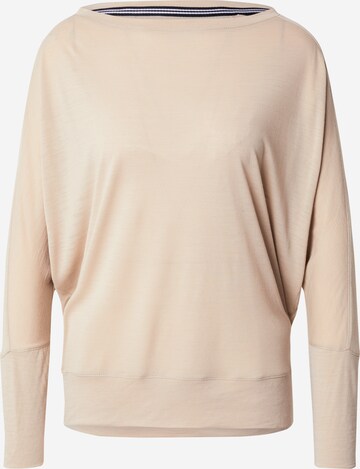 super.natural Functioneel shirt 'KULA' in Beige: voorkant