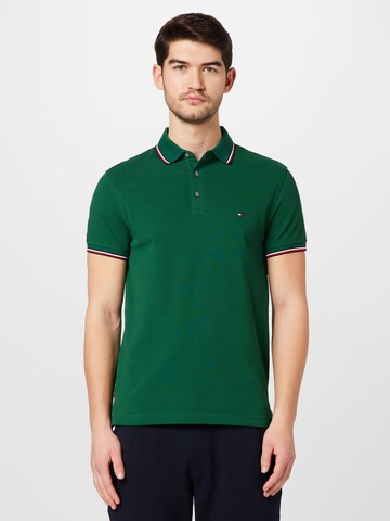 Tricou de la TOMMY HILFIGER pe verde: față