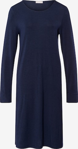 Hanro Nightgown ' Natural Elegance ' in Blue: front