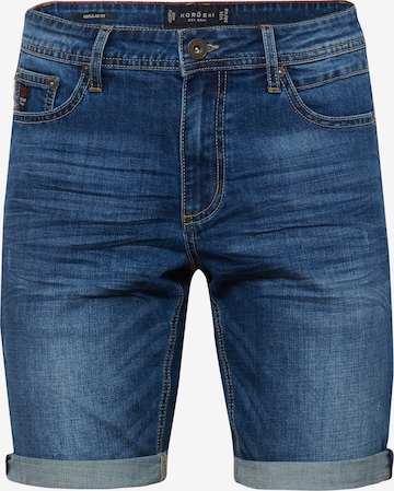 KOROSHI Regular Jeans i blå: forside