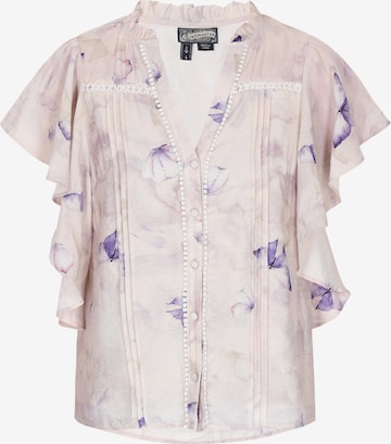 DreiMaster Vintage Pusero 'Vintage' värissä lila: etupuoli