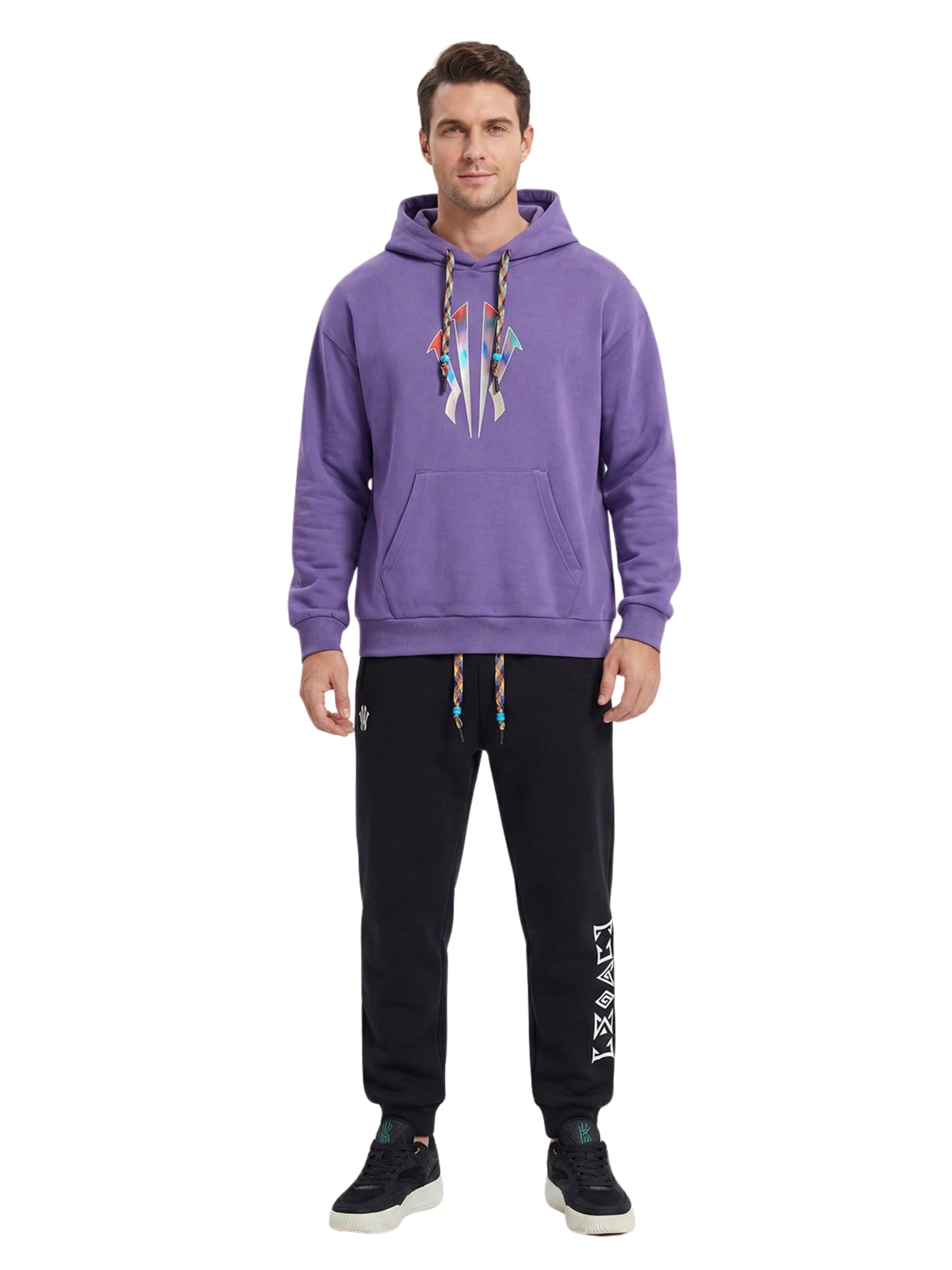 ANTA Sports sweatshirt in Purple: front