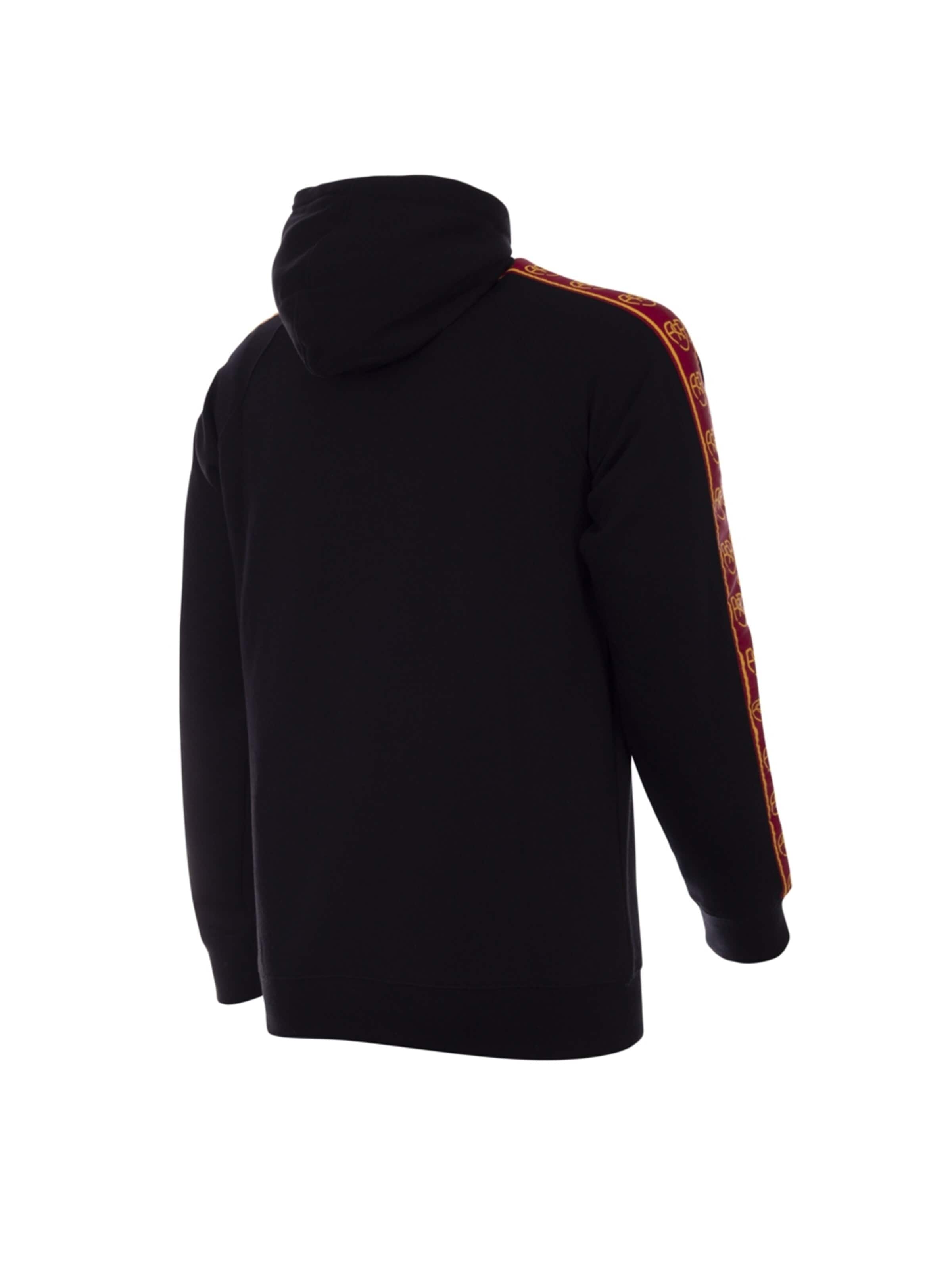 COPA FOOTBALL Trui 'AS Roma Black Taper Hoodie' in Zwart