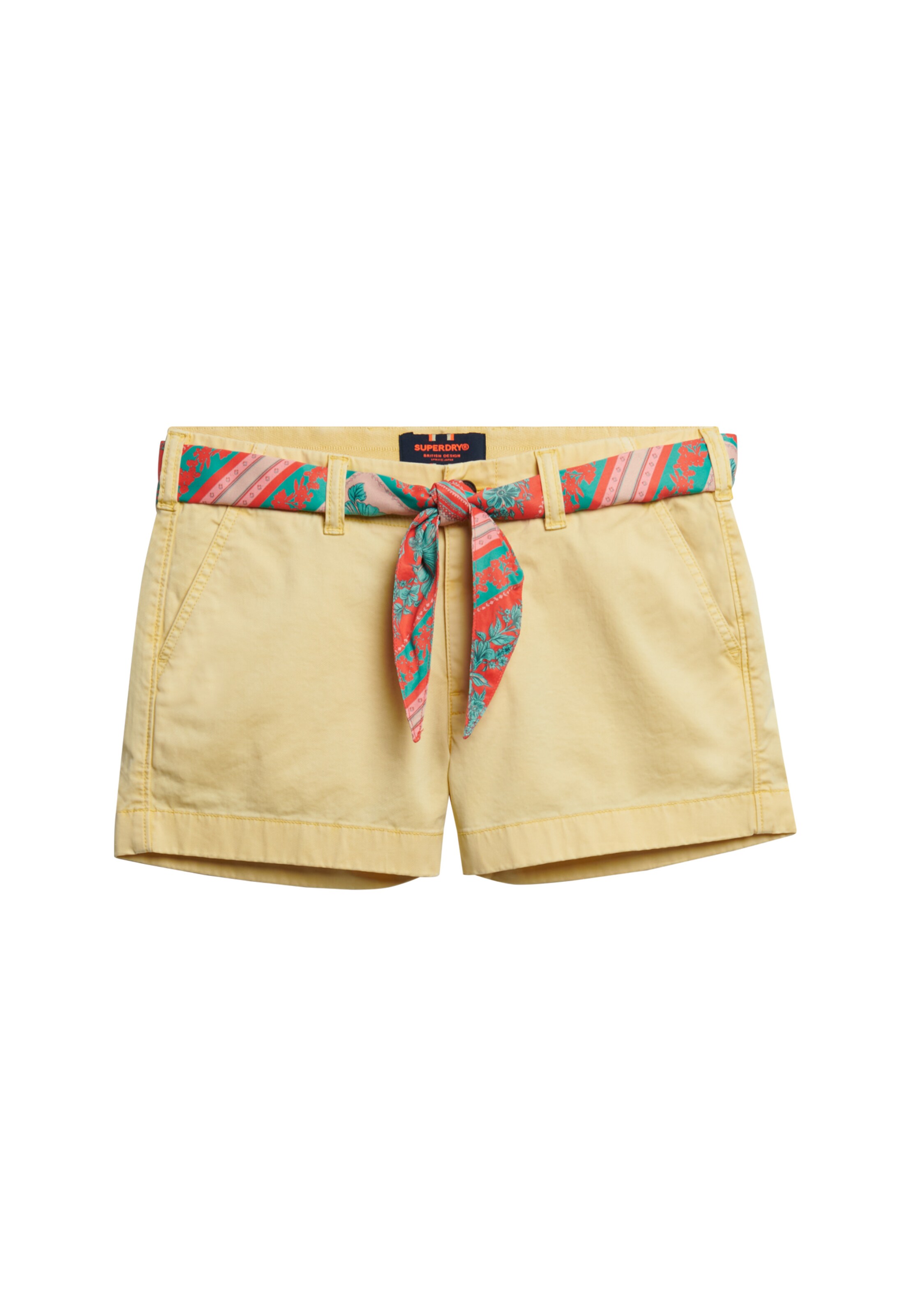 Pantalon chino 'Classic' Superdry en jaune : devant