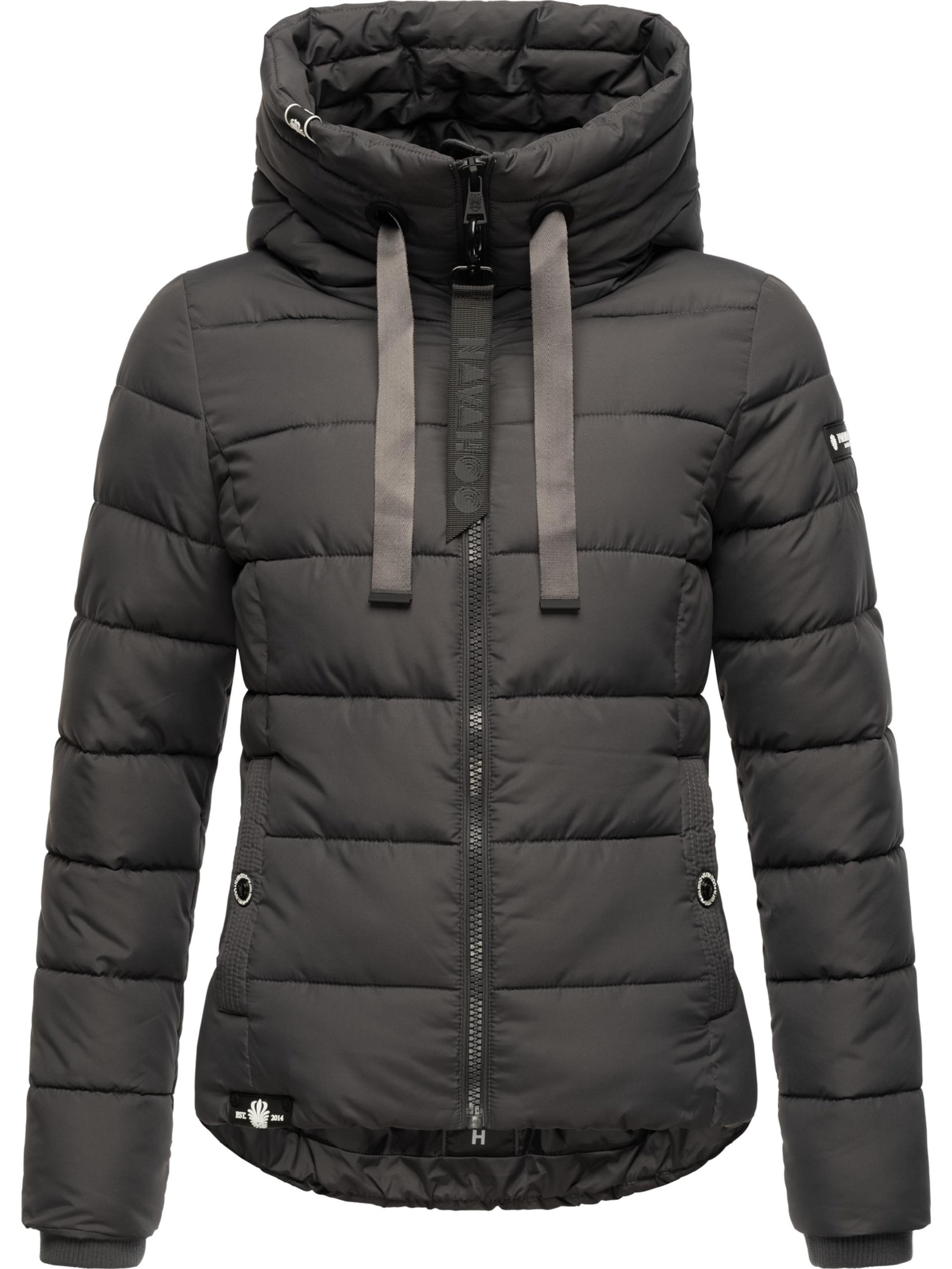 NAVAHOO Winterjacke 'Amayaa' in Grau: Vorderseite