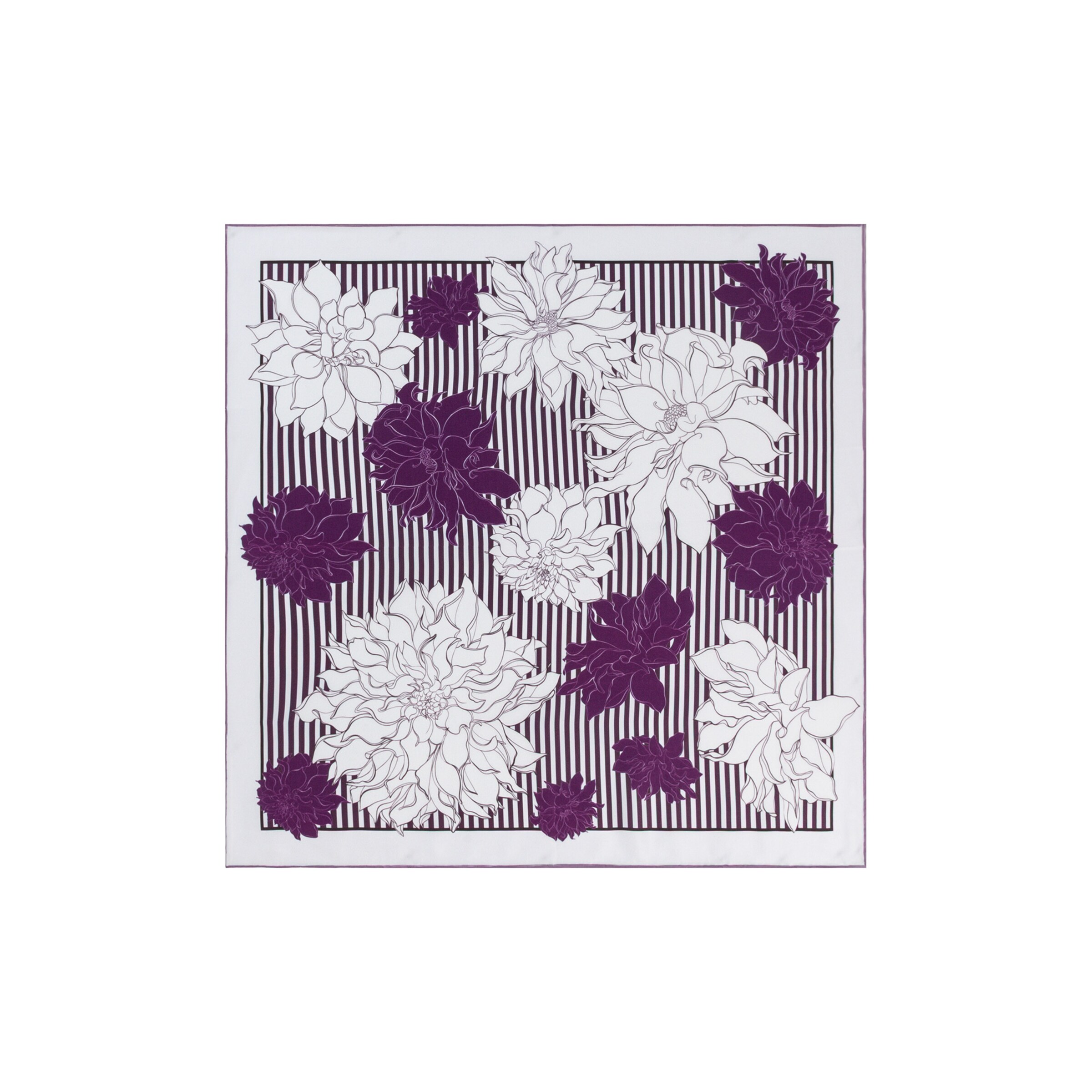 Foulard ' Daisy' di Roeckl in blu: frontale