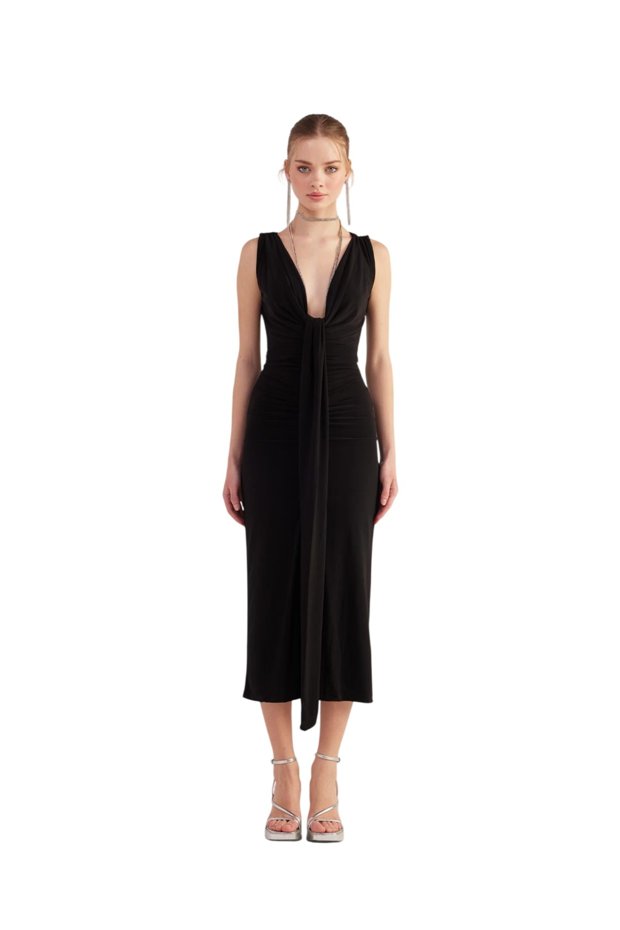 HOLLY LOLLY Dress in Black: front
