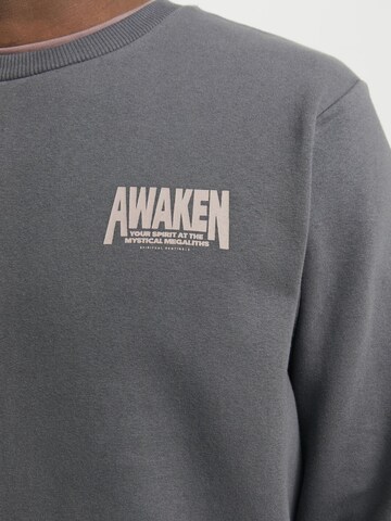 JACK & JONES Sweatshirt in Grijs
