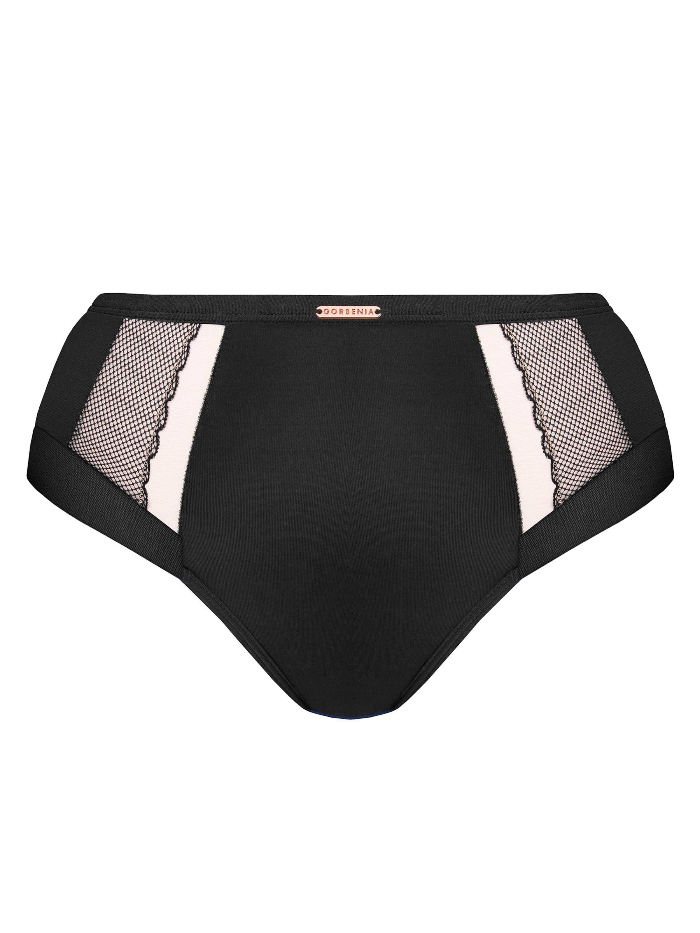 Gorsenia Slip 'K442/1 Luisse' in Black: front