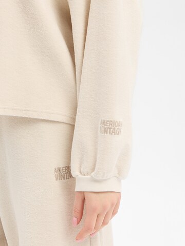 AMERICAN VINTAGE Sweatshirt 'Fuxow' in Beige