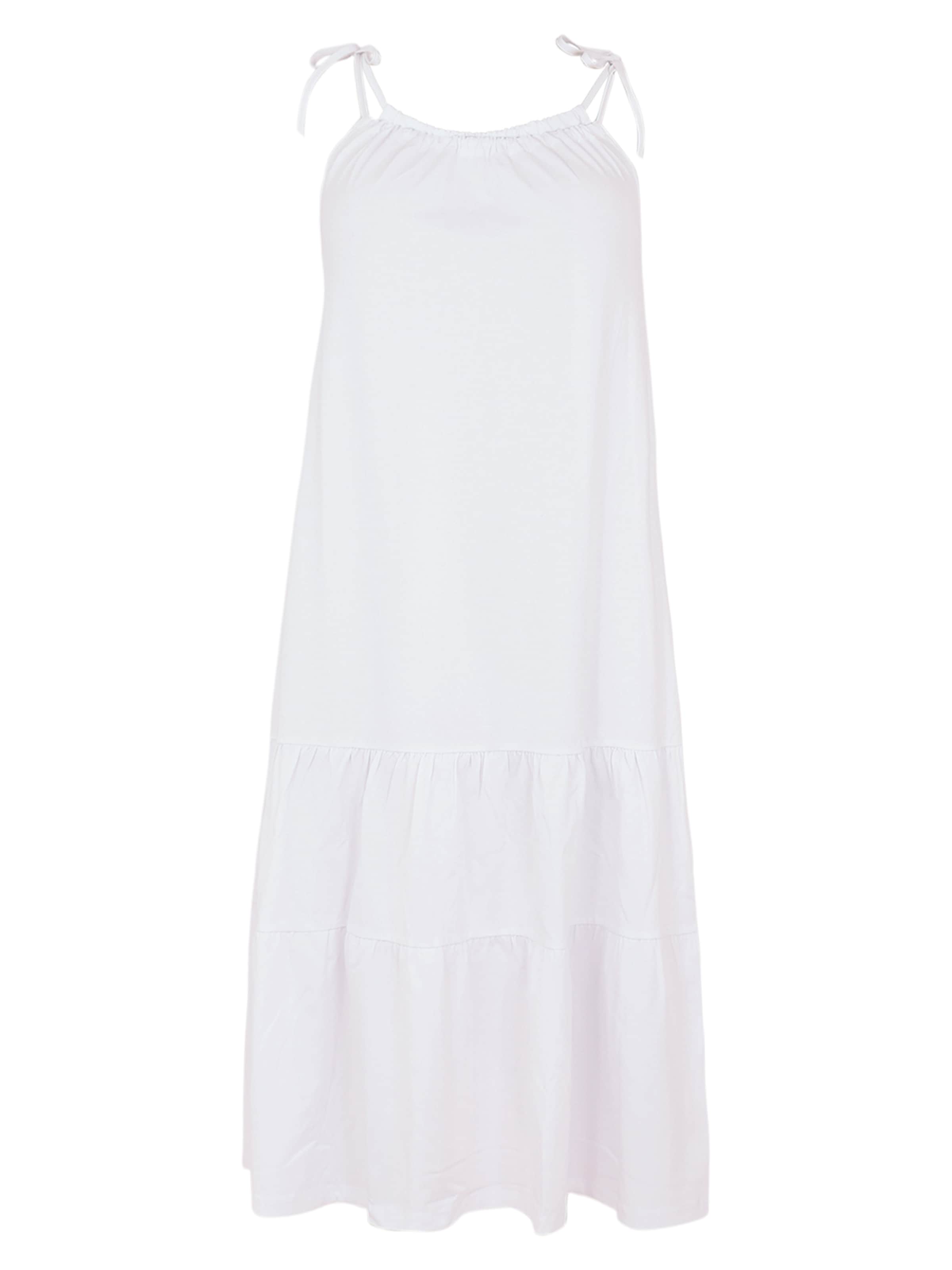 YOEK Jurk in Wit: voorkant