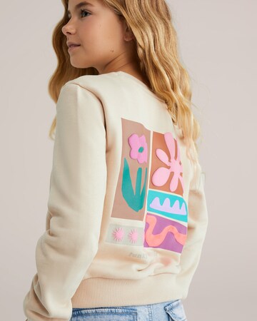 WE Fashion Sweatshirt in Beige
