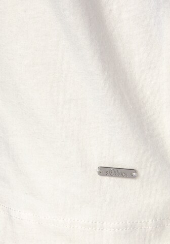 s.Oliver - Camiseta para dormir en blanco
