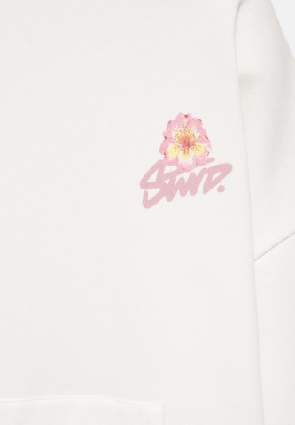 Sweat-shirt Pull&Bear en blanc