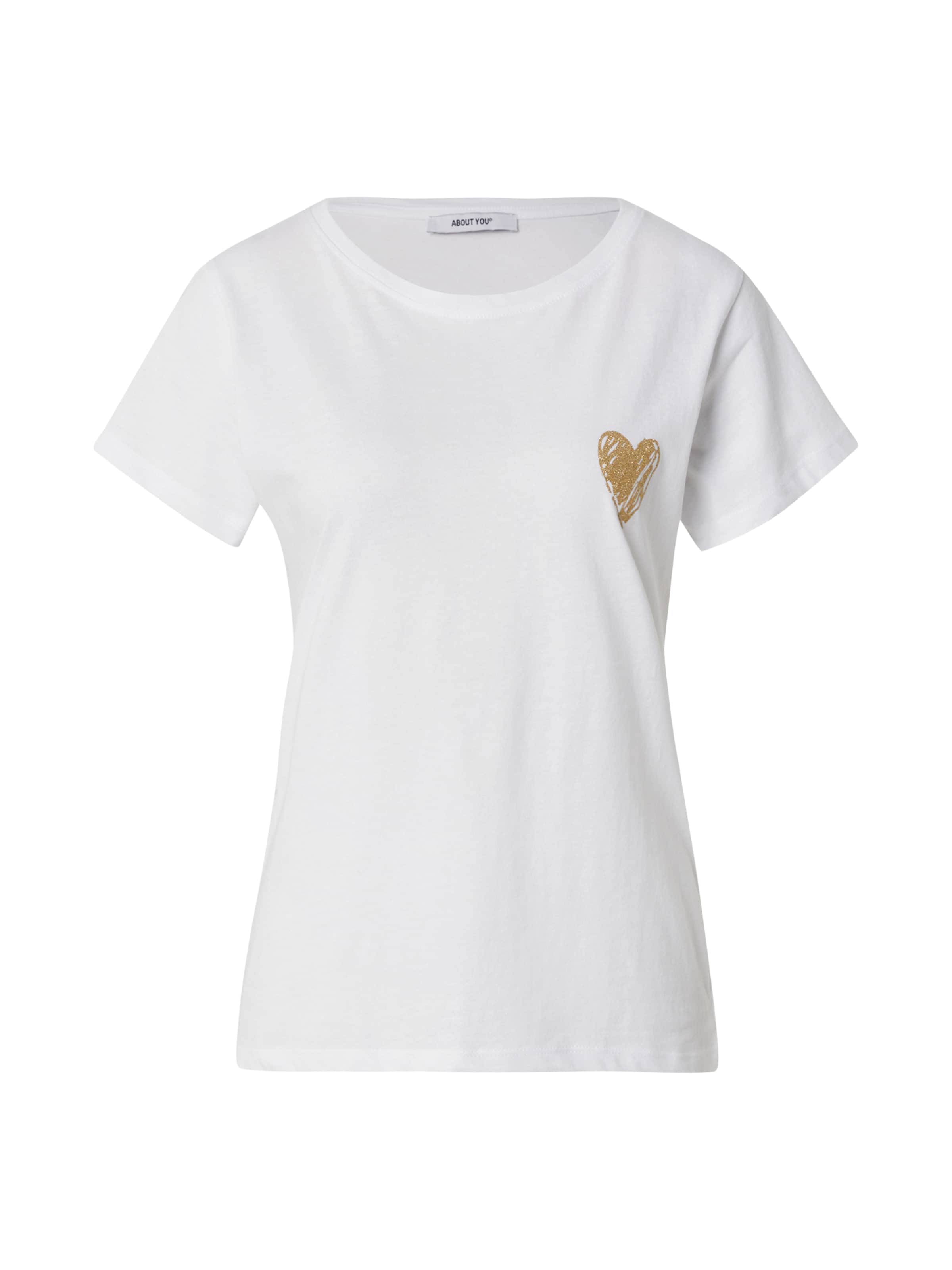 ABOUT YOU Tričko 'Maggie' - Biela: predná strana