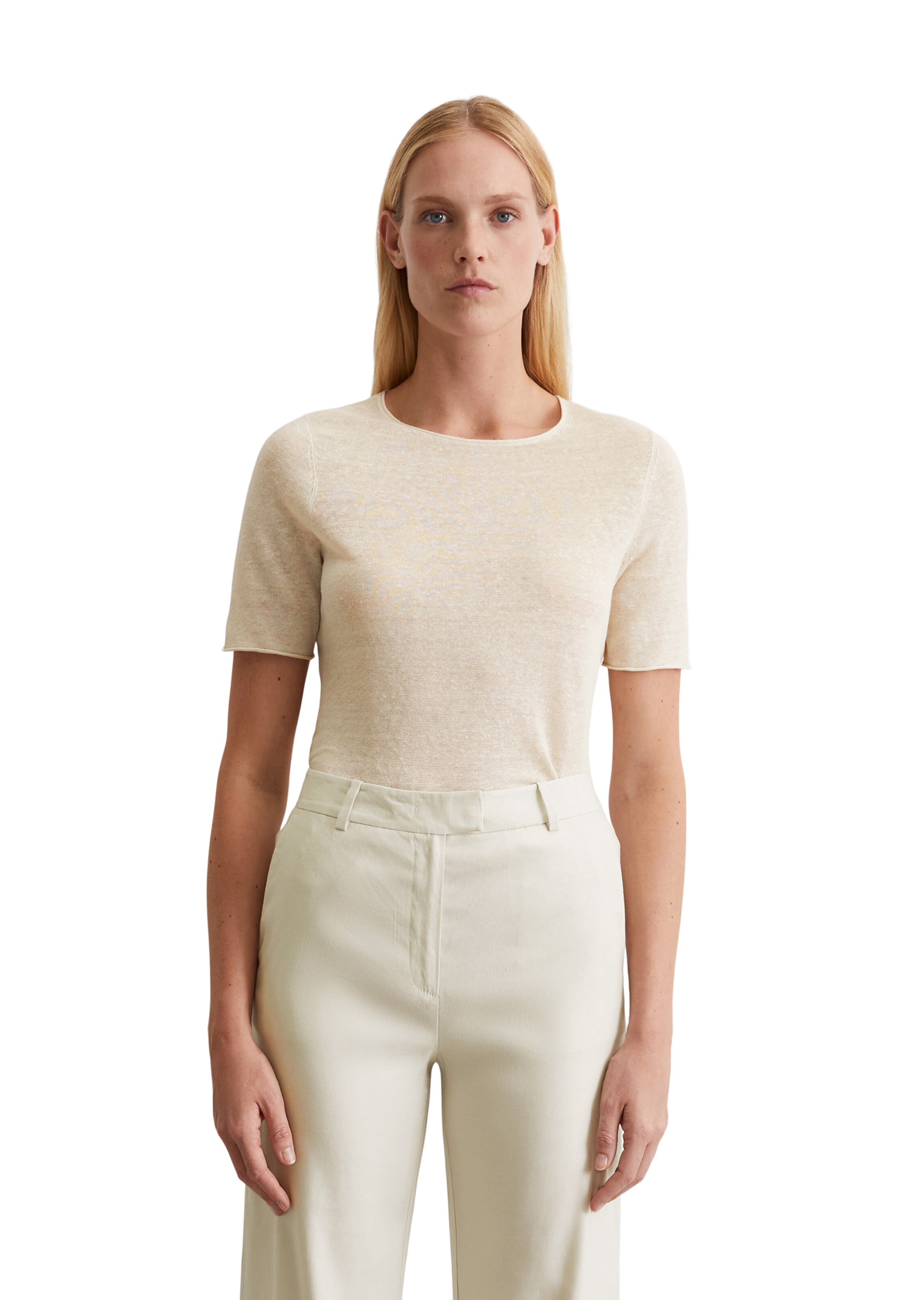 Marc O'Polo Sweater in Beige: front