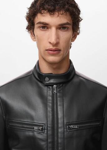 MANGO MAN Between-Season Jacket 'Brake' in Black