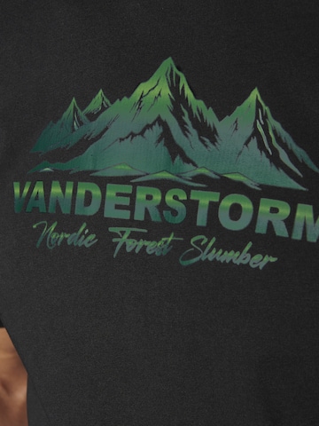 Pyjama court 'Siggard' Jan Vanderstorm en noir