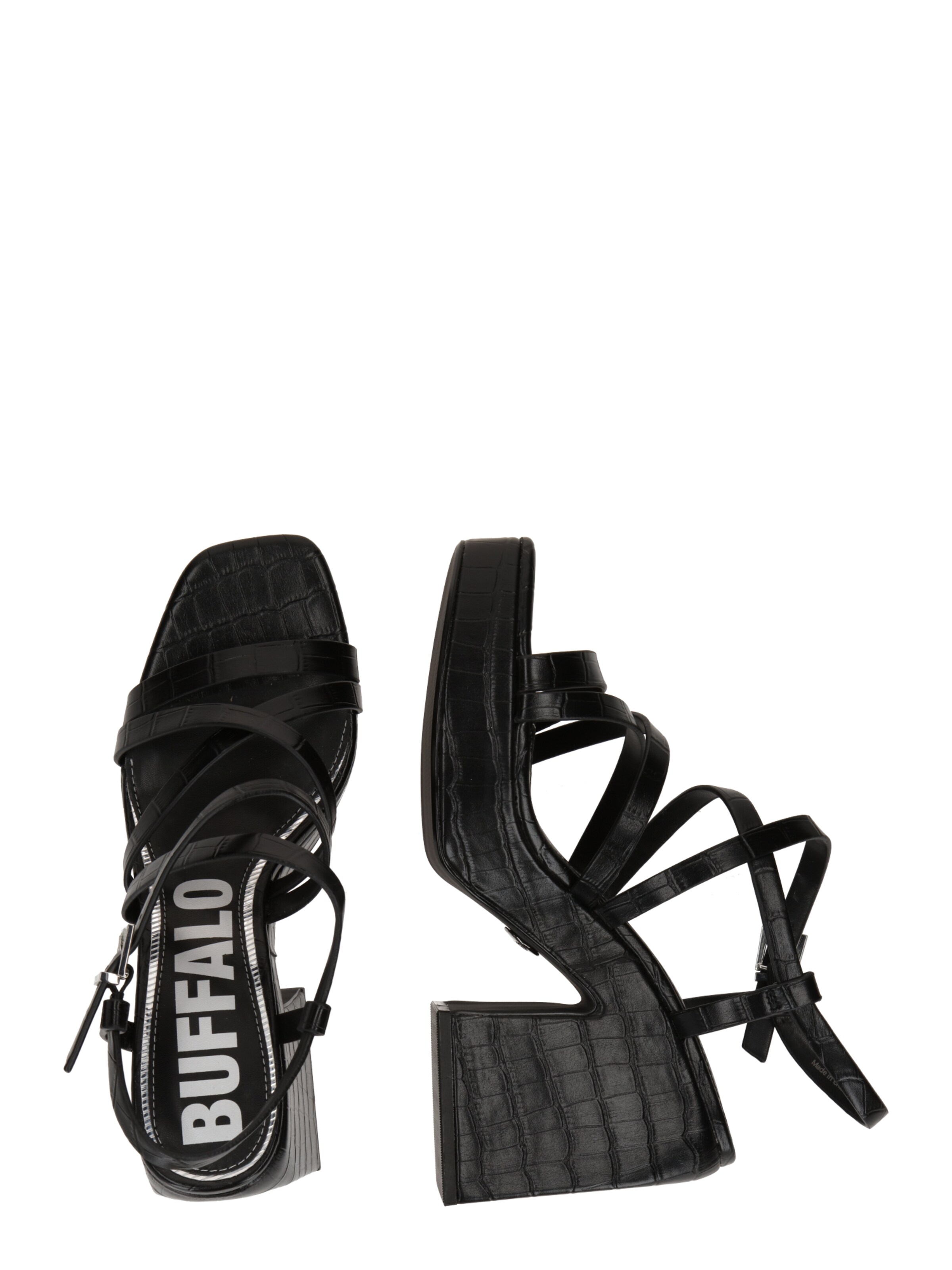 BUFFALO Сандали с каишка 'Sydney' в черно