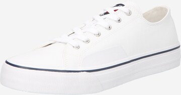 Tommy Jeans Platform trainers in White: front