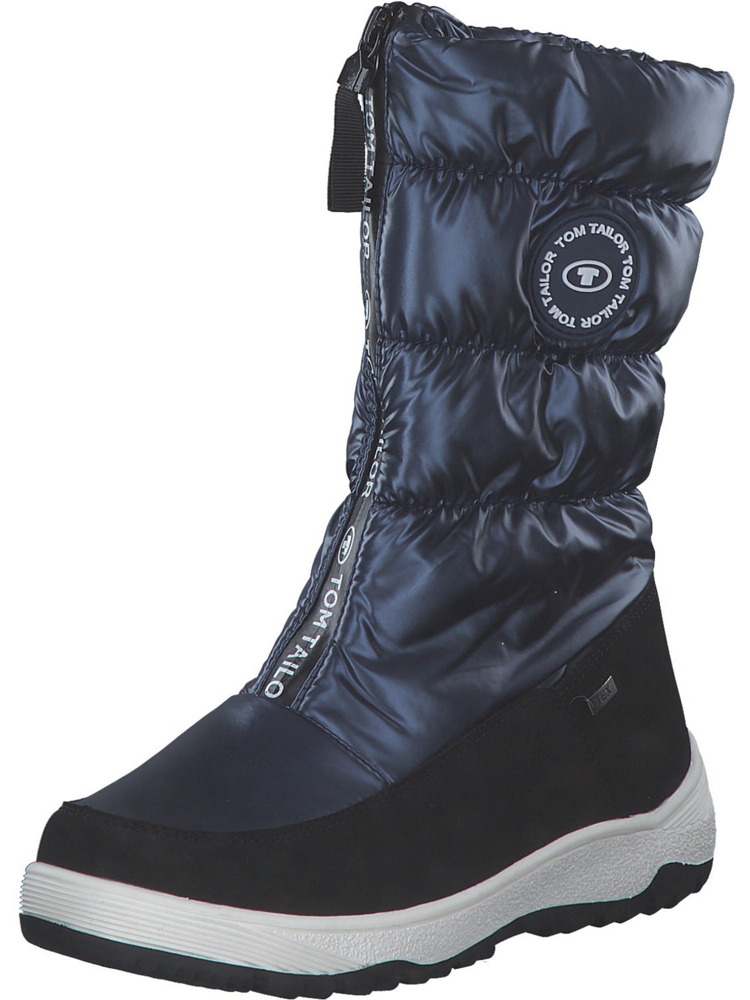 TOM TAILOR Snowboots in Blauw: voorkant