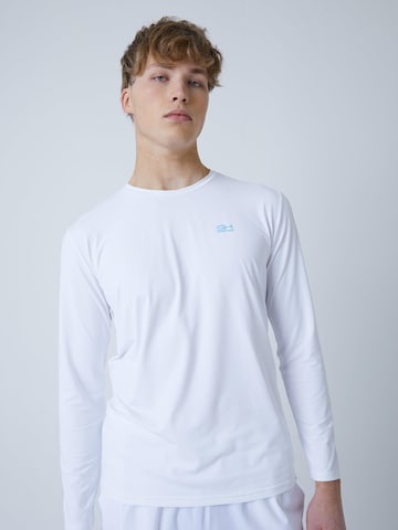 SPORTKIND Functioneel shirt 'Crew Neck Long Sleeve Shirt' in Wit